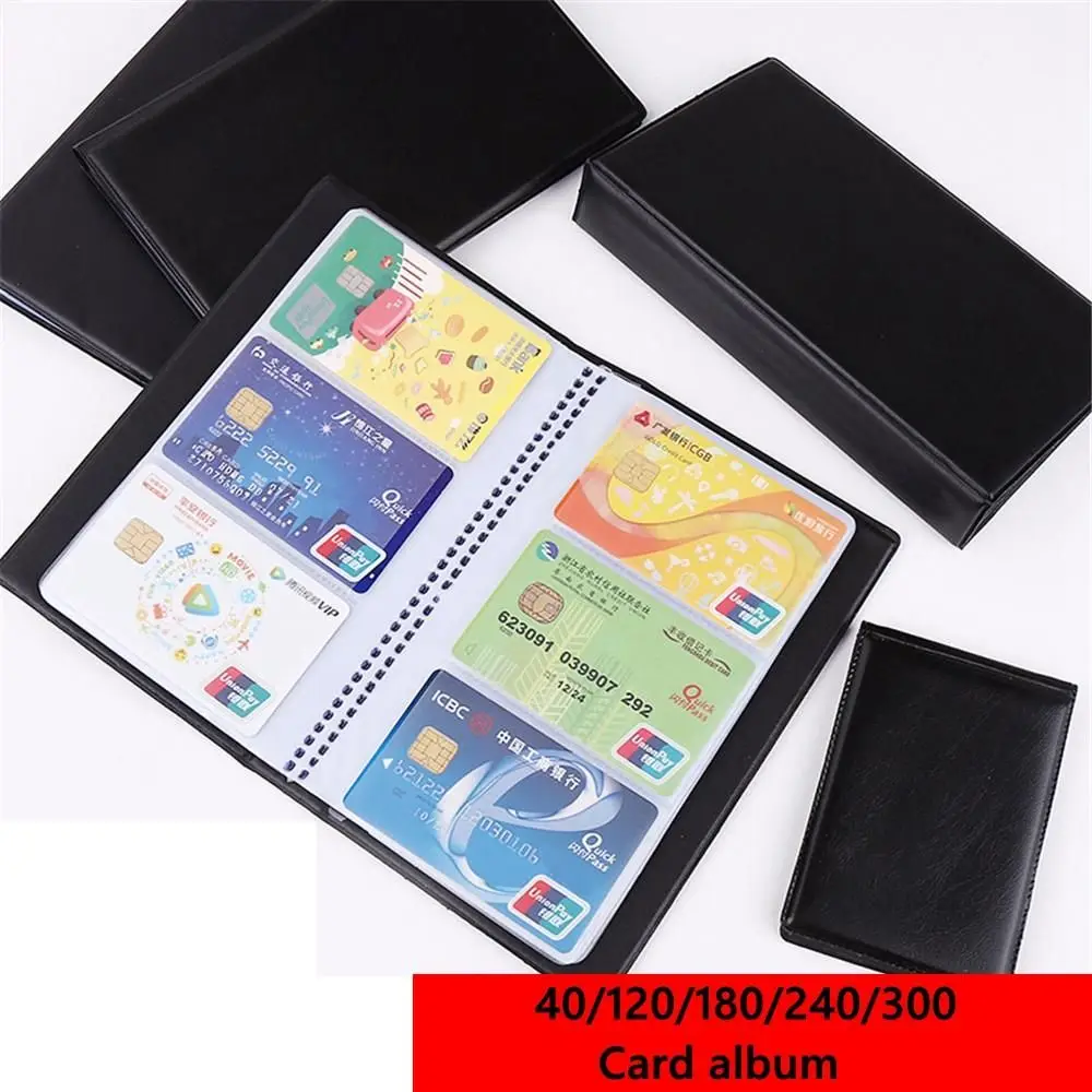 Commercial Printing Books - 40/120/180/240/300 Cards ID Credit Card Holder