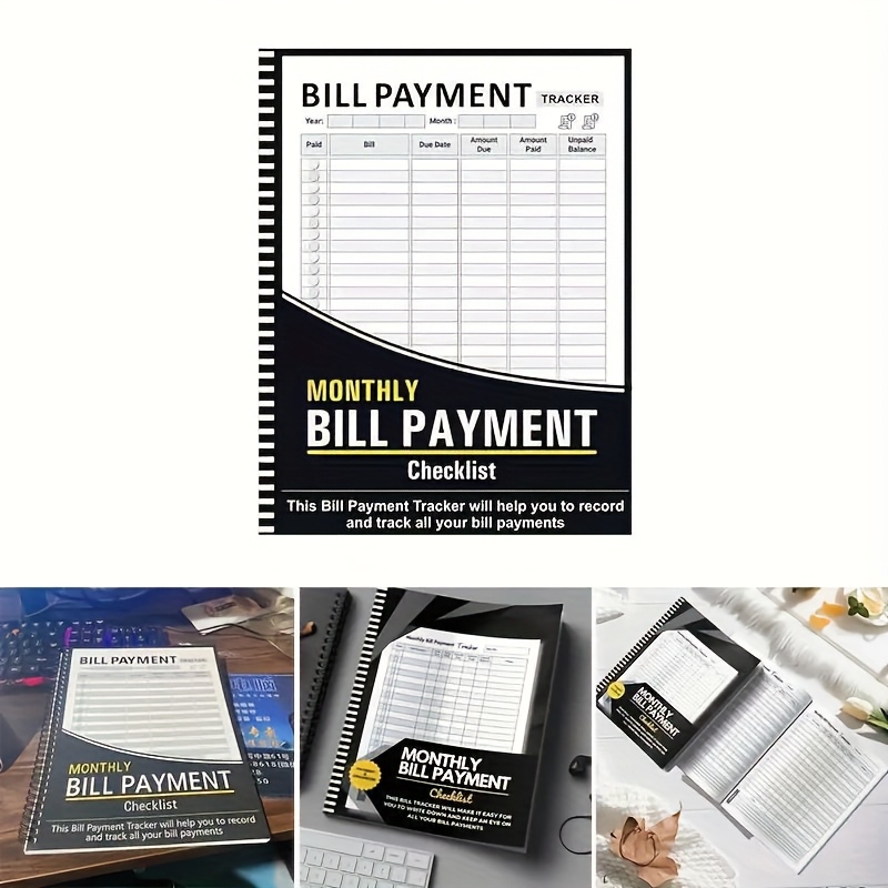 Monthly Bill Payment Plan Book - Commercial Printing Books 评论和价格